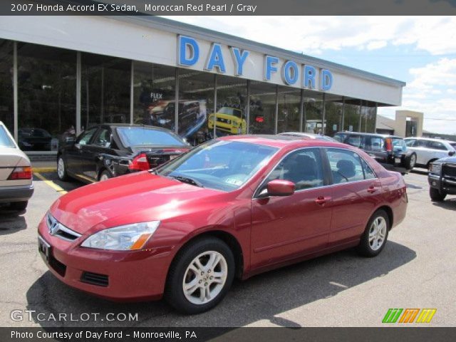 2007 Honda Accord EX Sedan in Moroccan Red Pearl