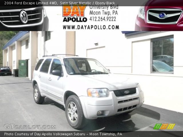 2004 Ford Escape Limited 4WD in Satin Silver Metallic