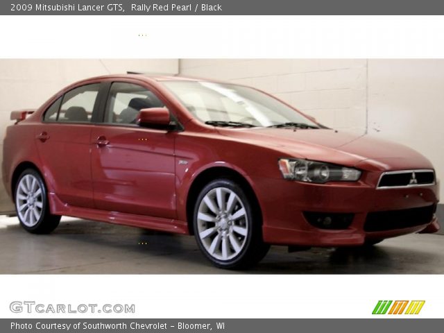 2009 Mitsubishi Lancer GTS in Rally Red Pearl
