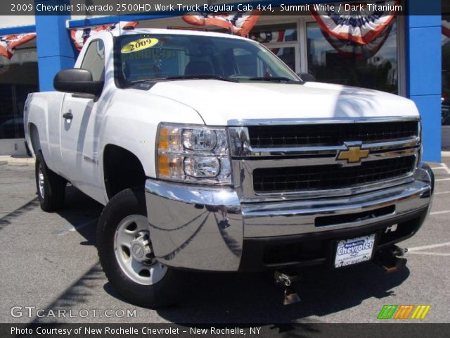 2009 Chevrolet Silverado 2500HD Work Truck Regular Cab 4x4 in Summit White