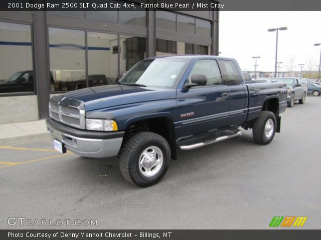 2001 Dodge Ram 2500 SLT Quad Cab 4x4 in Patriot Blue Pearl