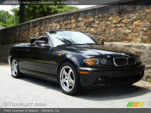 2004 BMW 3 Series 325i Convertible in Jet Black