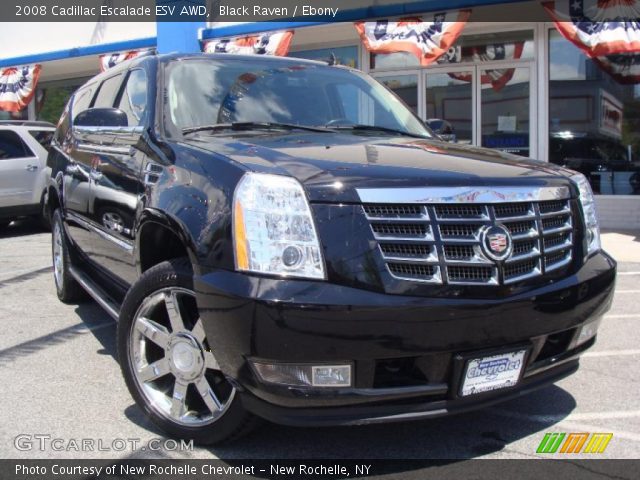 2008 Cadillac Escalade ESV AWD in Black Raven