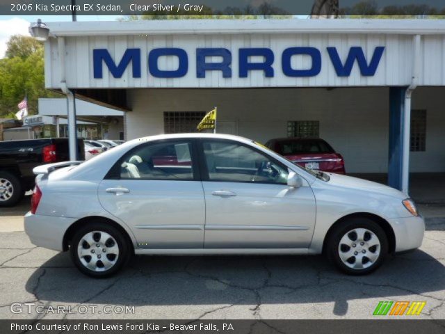 2006 Kia Spectra EX Sedan in Clear Silver