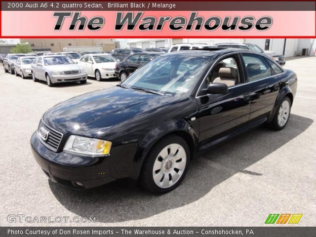 2000 Audi A6 4.2 quattro Sedan in Brilliant Black