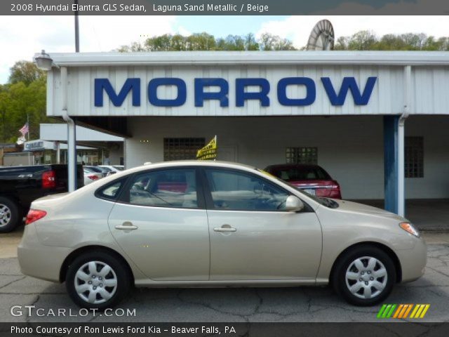 2008 Hyundai Elantra GLS Sedan in Laguna Sand Metallic