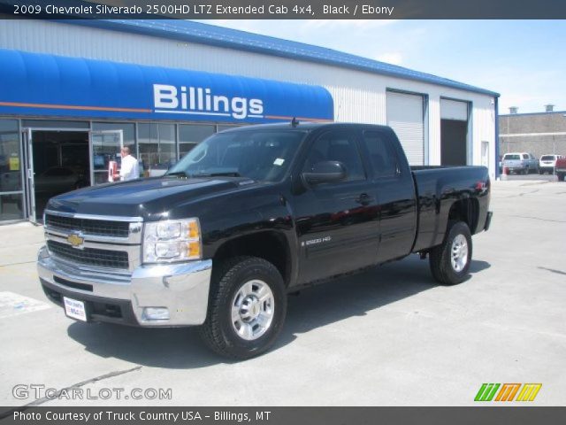 2009 Chevrolet Silverado 2500HD LTZ Extended Cab 4x4 in Black