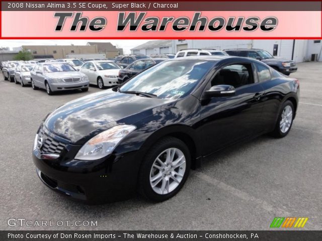 2008 Nissan Altima 3.5 SE Coupe in Super Black