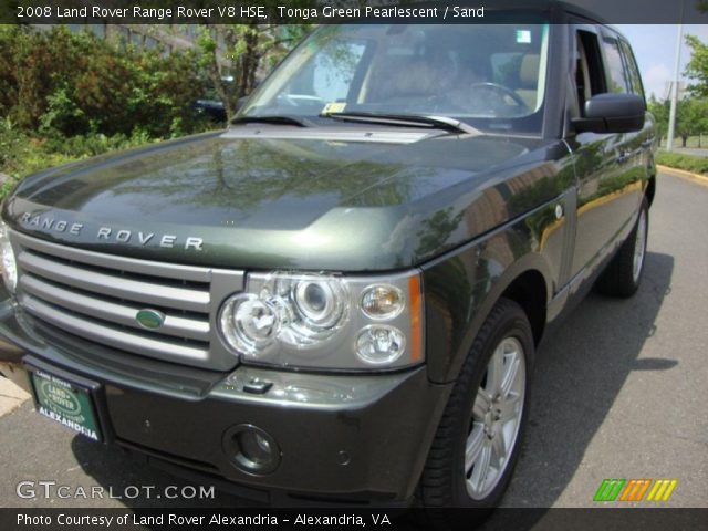 2008 Land Rover Range Rover V8 HSE in Tonga Green Pearlescent