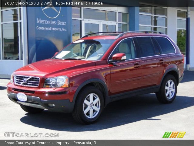 2007 Volvo XC90 3.2 AWD in Ruby Red Metallic