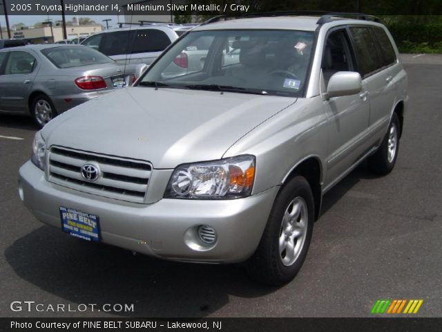 2005 Toyota Highlander I4 in Millenium Silver Metallic