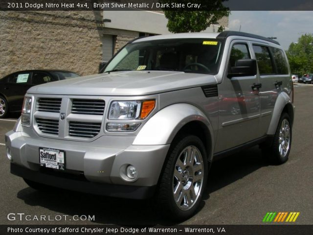 2011 Dodge Nitro Heat 4x4 in Bright Silver Metallic