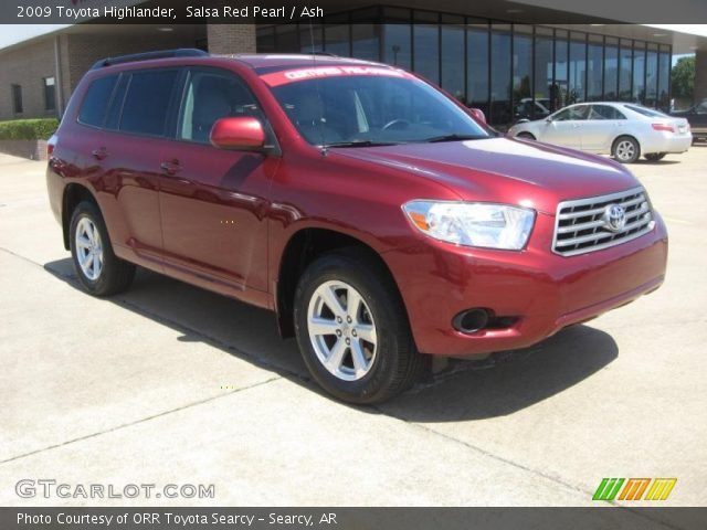 2009 Toyota Highlander  in Salsa Red Pearl