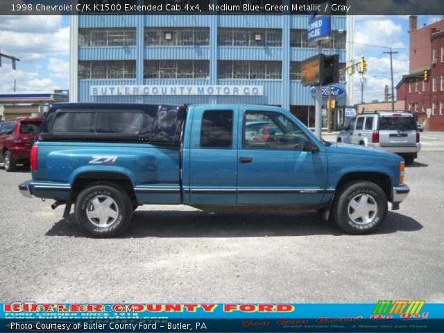 1998 Chevrolet C/K K1500 Extended Cab 4x4 in Medium Blue-Green Metallic