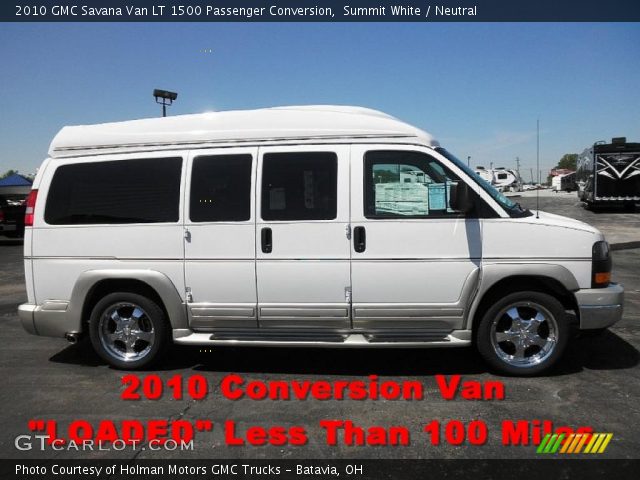 2010 GMC Savana Van LT 1500 Passenger Conversion in Summit White