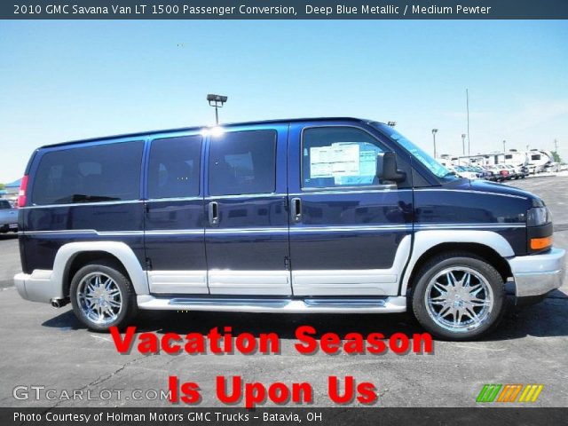 2010 GMC Savana Van LT 1500 Passenger Conversion in Deep Blue Metallic