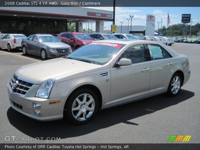 2008 Cadillac STS 4 V6 AWD in Gold Mist