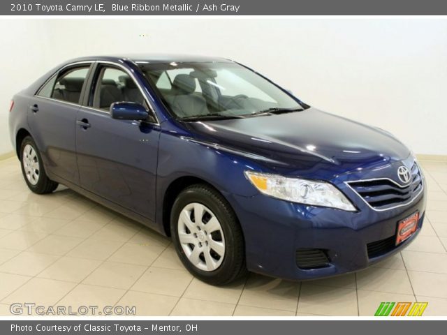 2010 Toyota Camry LE in Blue Ribbon Metallic