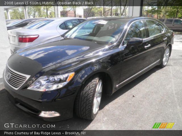 2008 Lexus LS 600h L Hybrid in Obsidian Black