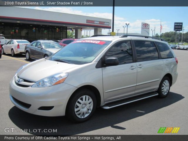 2008 Toyota Sienna LE in Silver Shadow Pearl