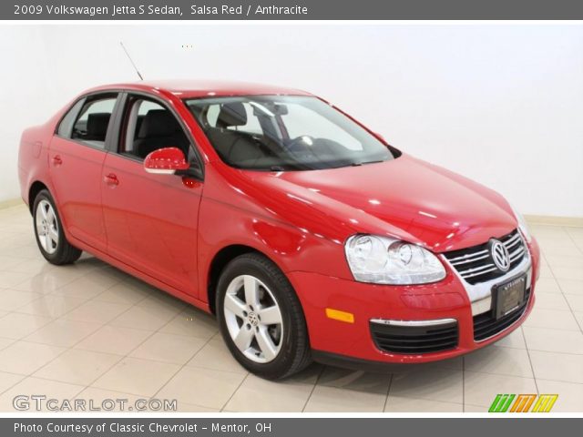 2009 Volkswagen Jetta S Sedan in Salsa Red