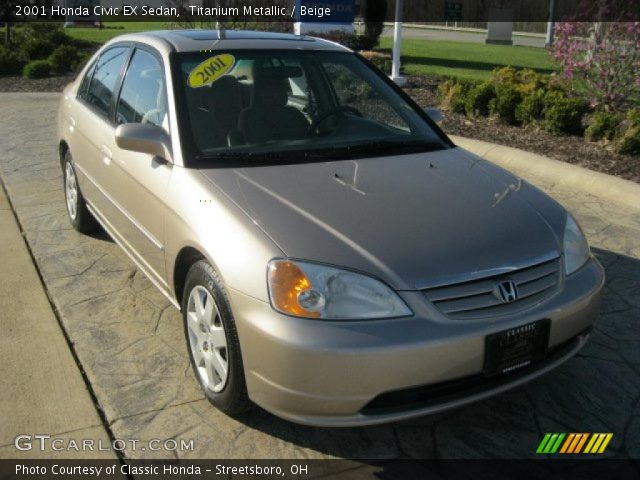 2001 Honda Civic EX Sedan in Titanium Metallic