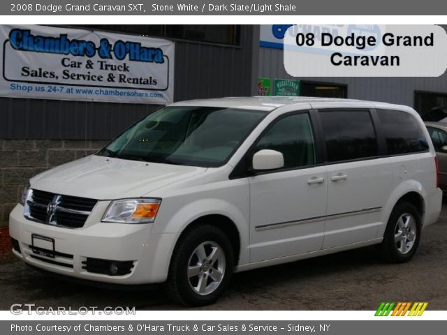 2008 Dodge Grand Caravan SXT in Stone White