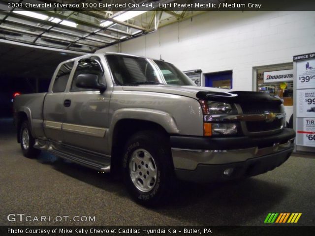 2003 Chevrolet Silverado 1500 Extended Cab 4x4 in Light Pewter Metallic