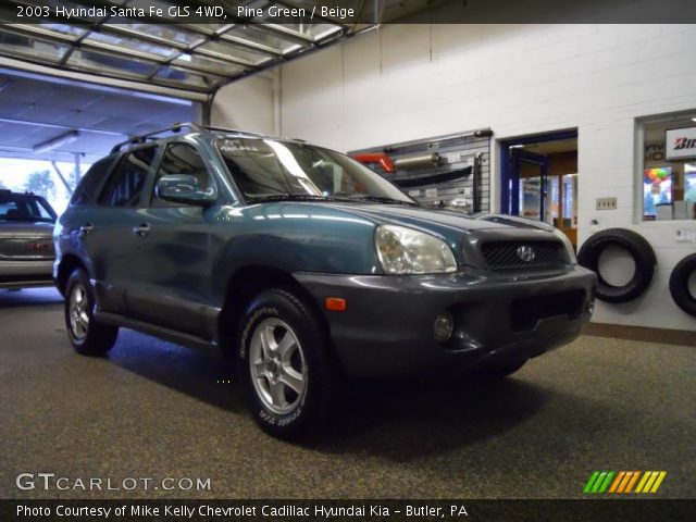 2003 Hyundai Santa Fe GLS 4WD in Pine Green
