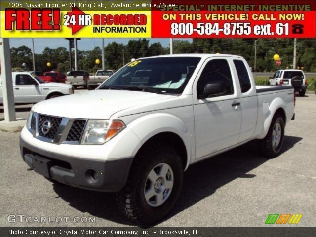 2005 Nissan Frontier XE King Cab in Avalanche White