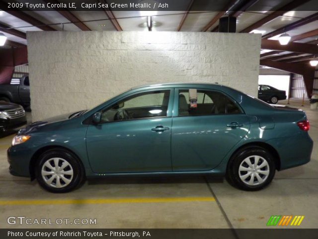 2009 Toyota Corolla LE in Capri Sea Green Metallic