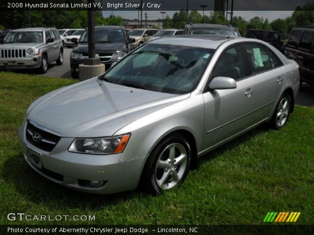 2008 Hyundai Sonata Limited V6 in Bright Silver