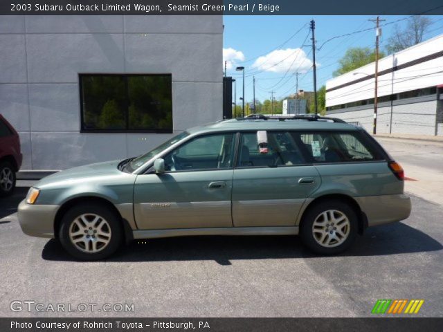 2003 Subaru Outback Limited Wagon in Seamist Green Pearl