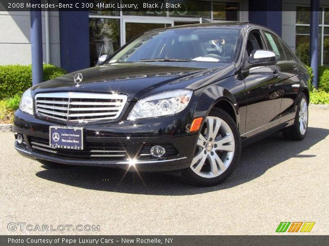 2008 Mercedes-Benz C 300 4Matic Luxury in Black