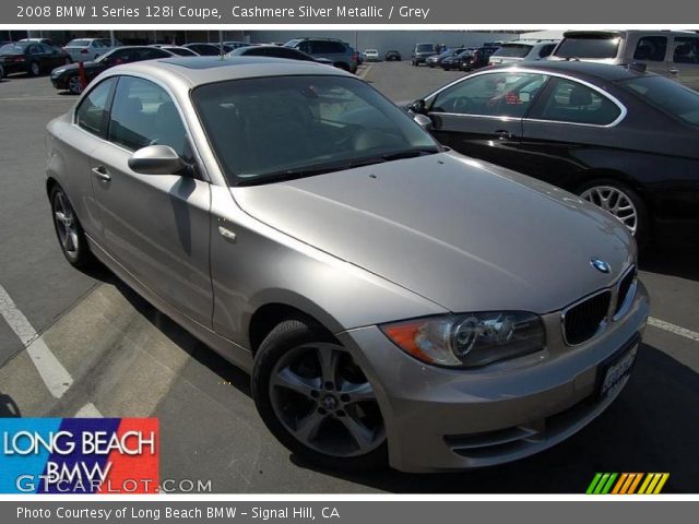 2008 BMW 1 Series 128i Coupe in Cashmere Silver Metallic