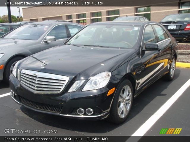 2011 Mercedes-Benz E 350 4Matic Sedan in Black