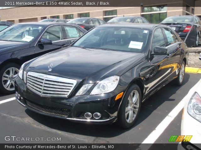 2011 Mercedes-Benz E 350 4Matic Sedan in Black