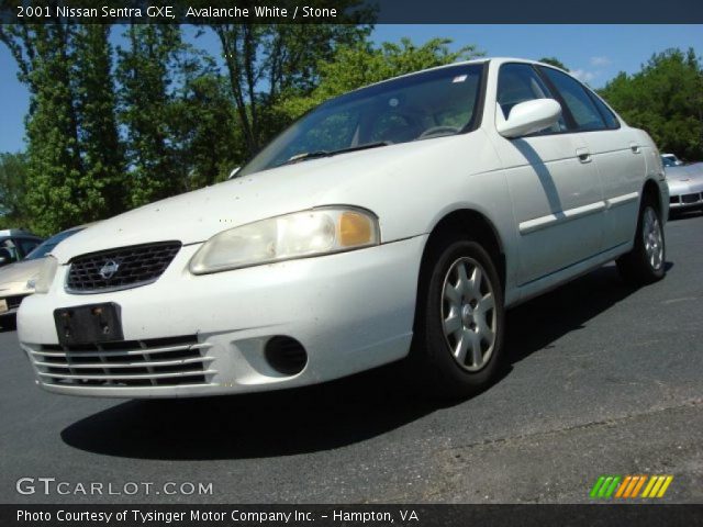 2001 Nissan Sentra GXE in Avalanche White