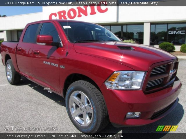 2011 Dodge Ram 1500 Sport Crew Cab in Deep Cherry Red Crystal Pearl