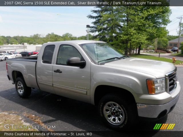 2007 GMC Sierra 1500 SLE Extended Cab in Silver Birch Metallic