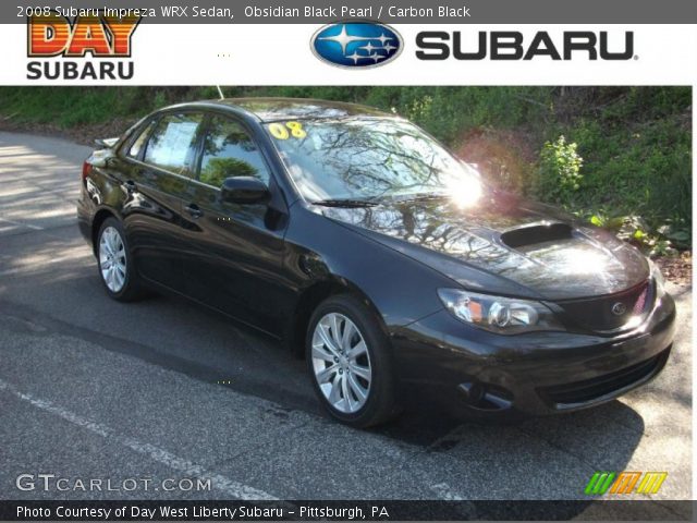 2008 Subaru Impreza WRX Sedan in Obsidian Black Pearl