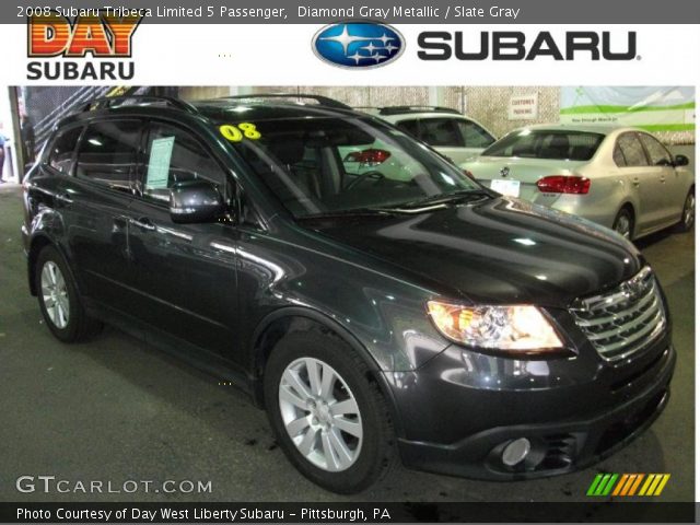 2008 Subaru Tribeca Limited 5 Passenger in Diamond Gray Metallic