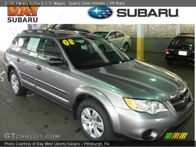 2008 Subaru Outback 2.5i Wagon in Quartz Silver Metallic