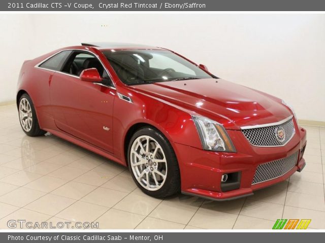 2011 Cadillac CTS -V Coupe in Crystal Red Tintcoat