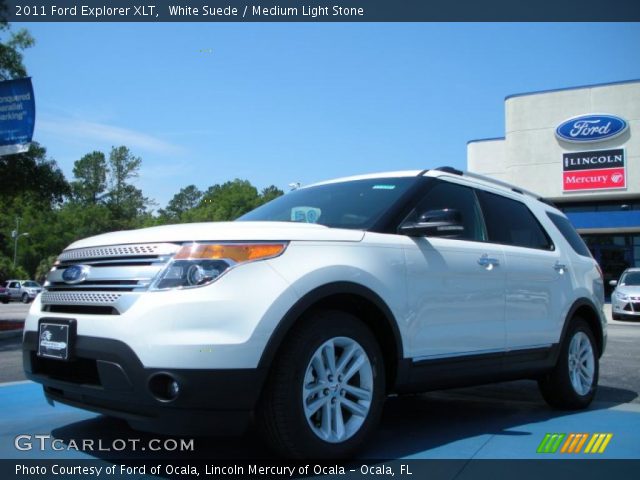 2011 Ford Explorer XLT in White Suede