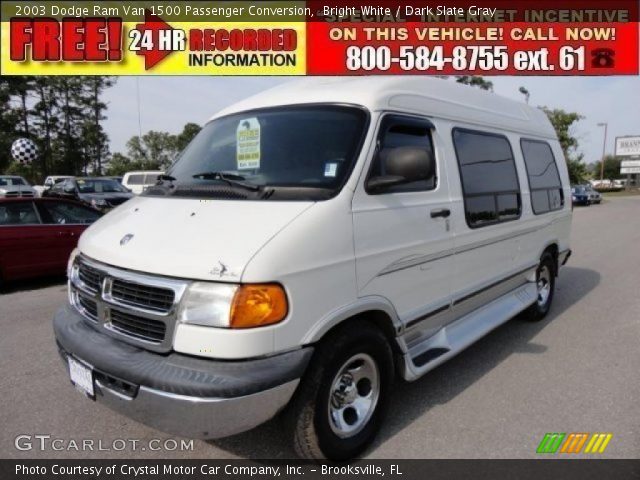 2003 Dodge Ram Van 1500 Passenger Conversion in Bright White