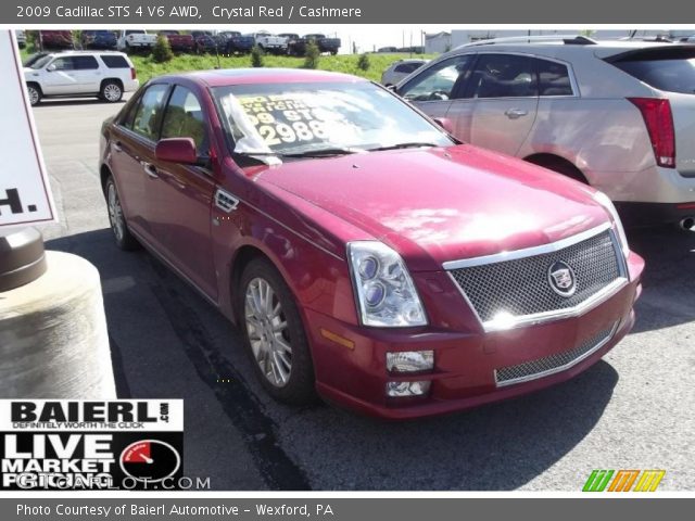 2009 Cadillac STS 4 V6 AWD in Crystal Red