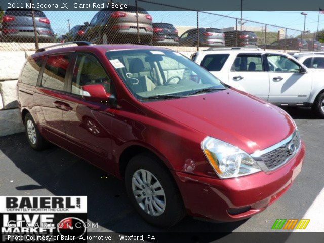 2011 Kia Sedona LX in Claret Red