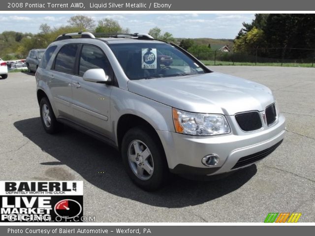 2008 Pontiac Torrent AWD in Liquid Silver Metallic