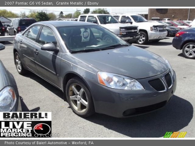 2007 Pontiac G6 V6 Sedan in Granite Metallic